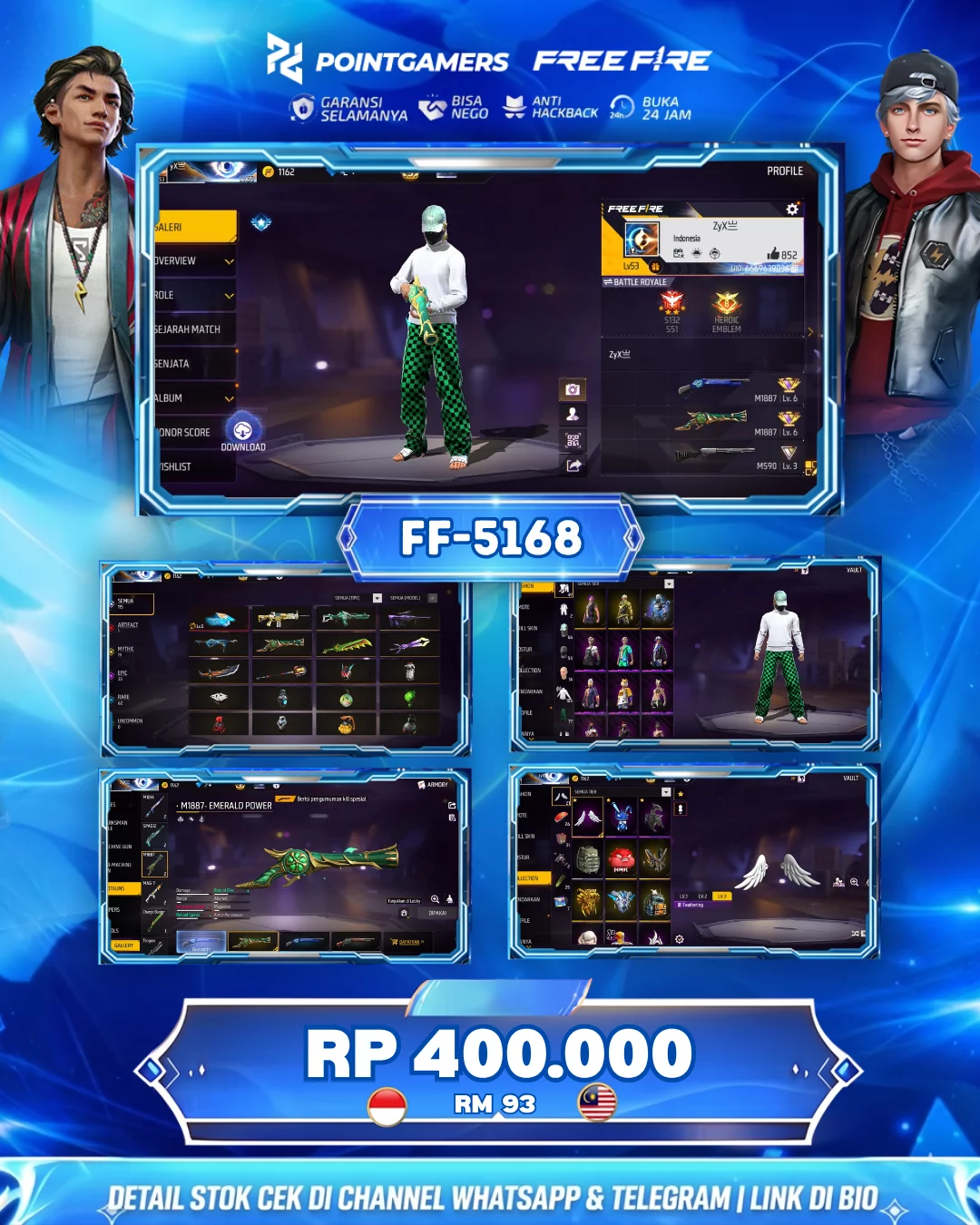 EVO 1 MAX, SG 2 TEROMPET MAMBA 1