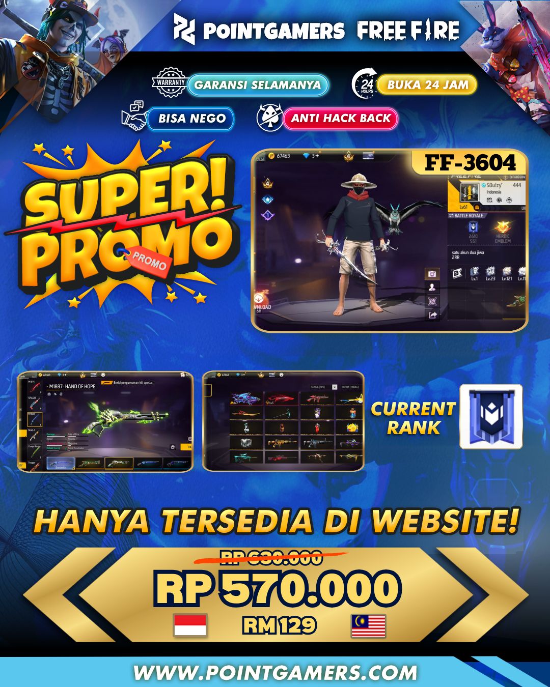 PROMO 2 EVO MAX 1, SG2 LUMUT KNALPOT 2RASA 1