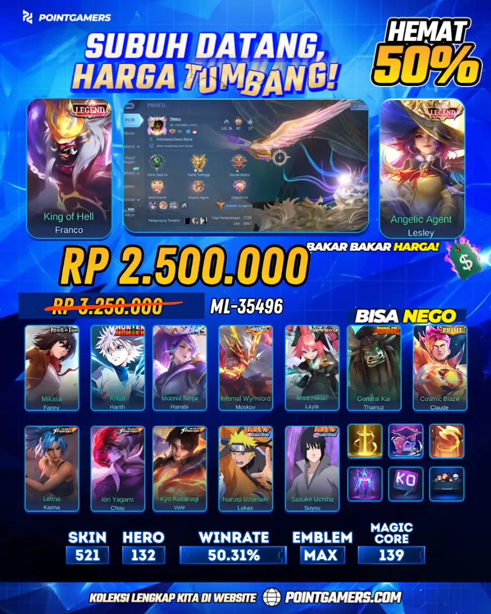 FRANCO LEGEND, LESLEY LEGEND 1