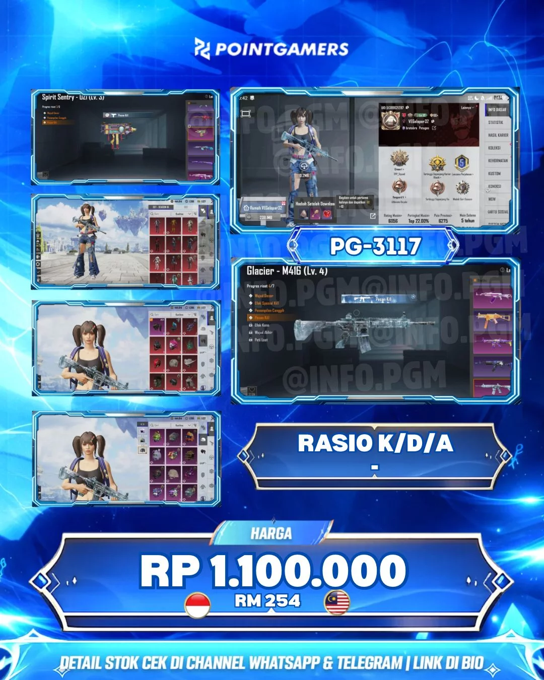 M4 GLACIER LV 4 - 1 MATRIAL BESAR UP LV 5 1