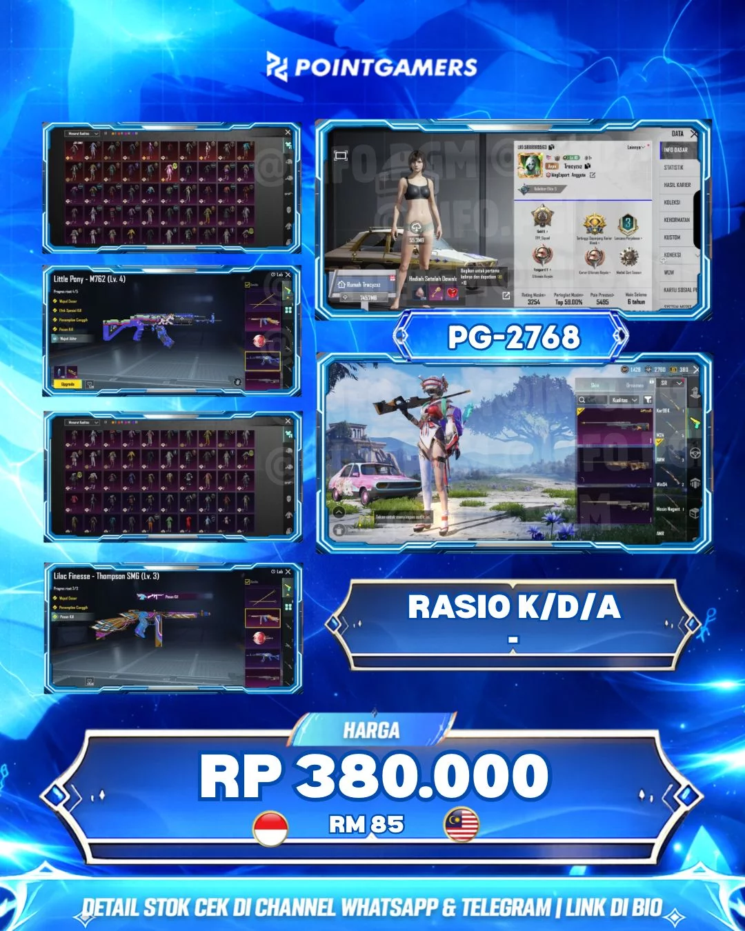 BERRYL PONY LVL 4 KILLMESS, THOMPSON LILAC FINESSE LVL MAX 1