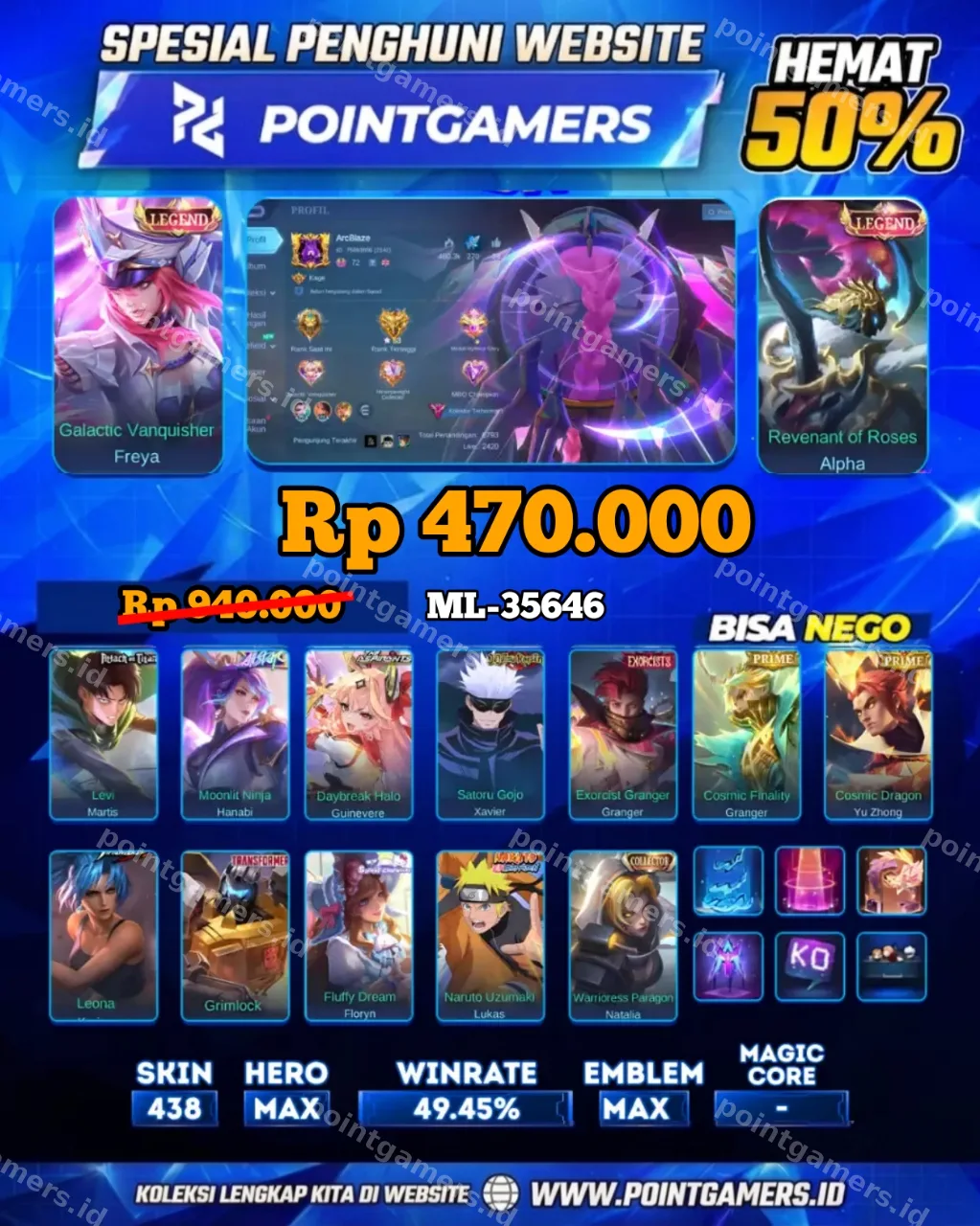 Xavier jjk, alpha legend 1